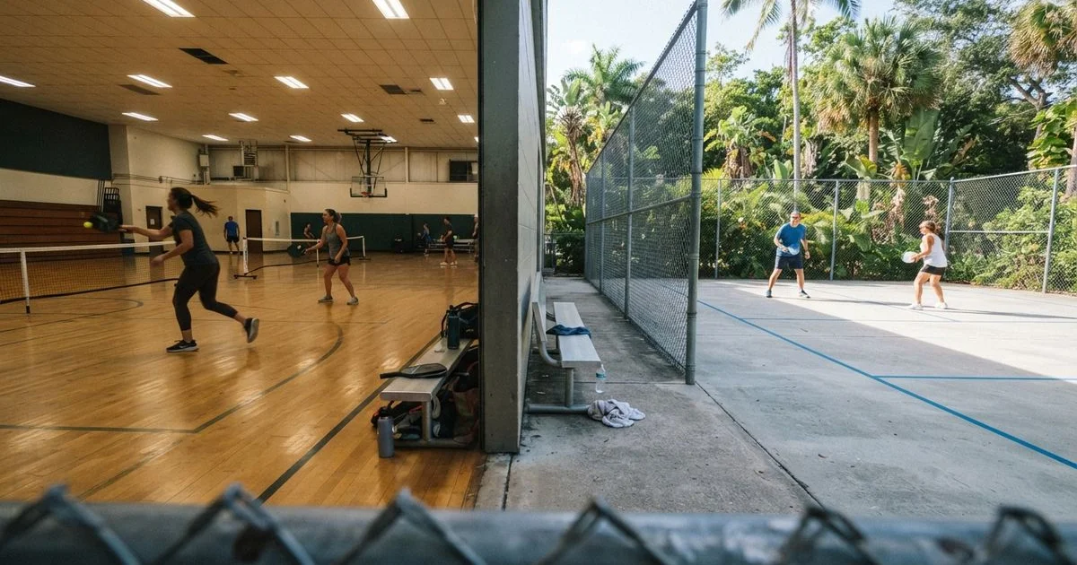 Indoor vs outdoor pickleball courts: which should you book
